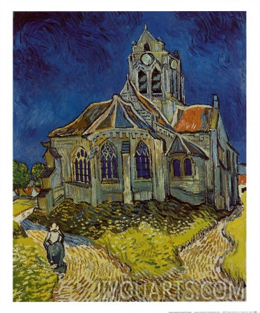 vincent van gogh church at auvers c 1890