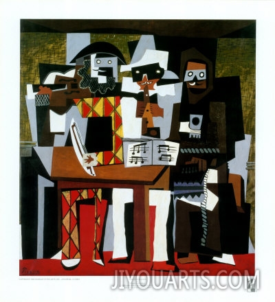 pablo picasso three musicians c 1921