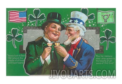 st patricks day with uncle sam