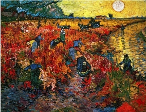 The Red Vineyard at Arles, c.1888