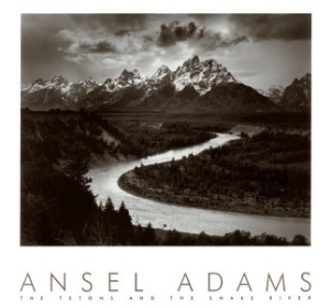 Tetons and The Snake River, Grand Teton National Park, 1942