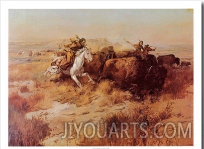 Indian Buffalo Hunt