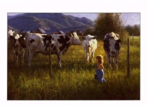 Anniken and the Cows