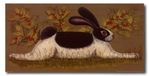 Green Folk Bunny