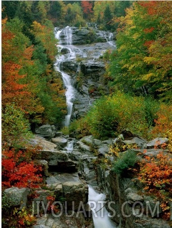 A Stream Runs Swiftly over Rocks