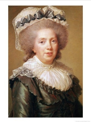 Portrait of Adelaide de France 1791