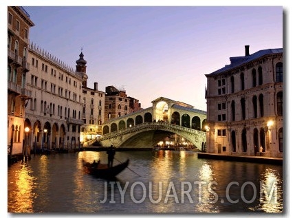 Rialto Bridge, Grand Canal, Venice, Italy