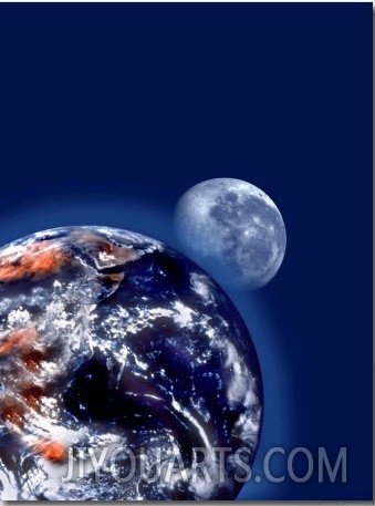 The Earth and the Moon