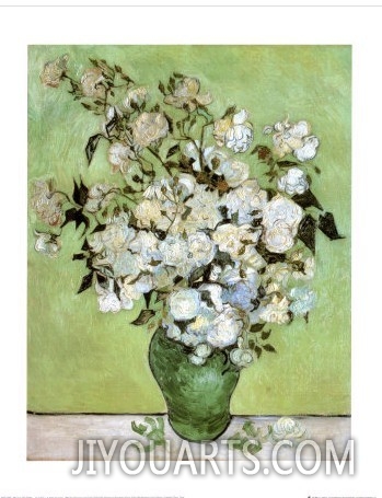 A Vase of Roses, c.1890