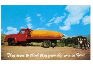 Giant Ear of Corn on Truck, Iowa