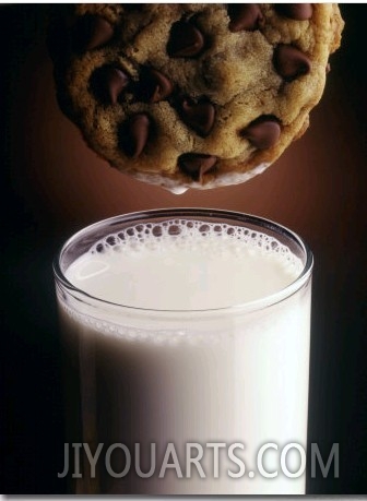 Chocolate Chip Cookie and Milk