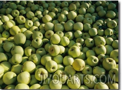 Green Apples are Piled High