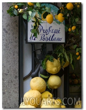 Lemons, Positano, Amalfi Coast, Campania, Italy