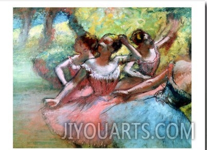 Four Ballerinas on the Stage