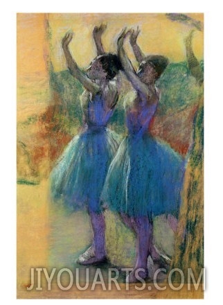 Two Blue Dancers