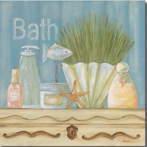 Country Blue Bath