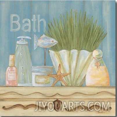 Country Blue Bath