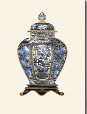 Blue Porcelain Vase I