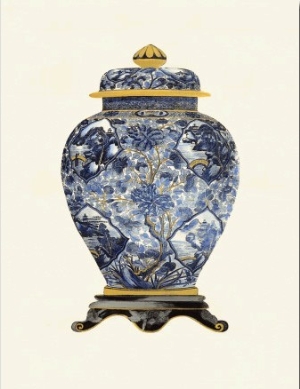 Blue Porcelain Vase II