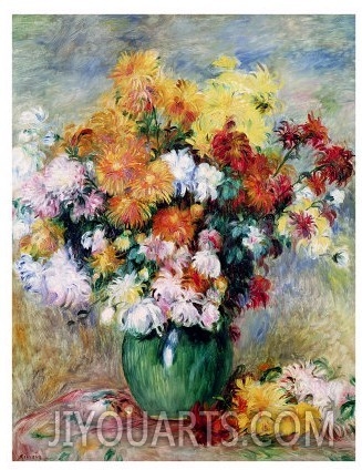 Bouquet of Chrysanthemums, circa 1884