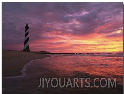 The 198 Foot Tall Lighthouse on Cape Hatteras