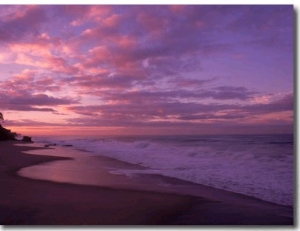 Sunset and the Ocean, CA