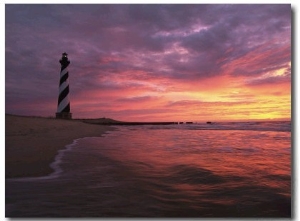 The 198 Foot Tall Lighthouse on Cape Hatteras