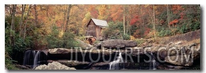 Mill in a Forest, Glade Creek Grist Mill, Babcock State Park, West Virginia, USA