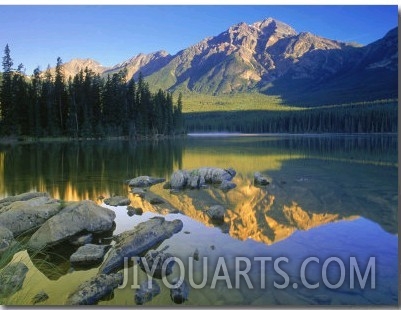 Pyramid Mt. at Sunrise, Canada