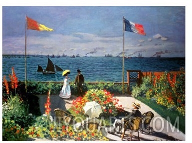 The Terrace at Sainte Adresse, 1867