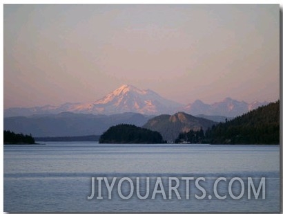 Mount Baker from San Juan Islands, Washington State, USA