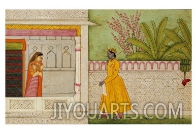 The Sinned Against, Illustration to the Rasikapriya of Keshav Das circa 1750 1760