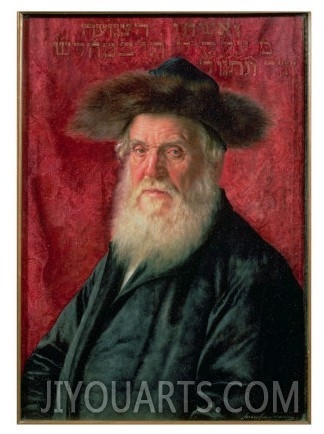 Portrait of the Rabbi of Nadvorno, circa 1910