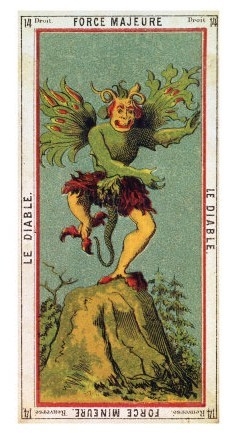 The Devil, Tarot Card from the Grand Etteilla