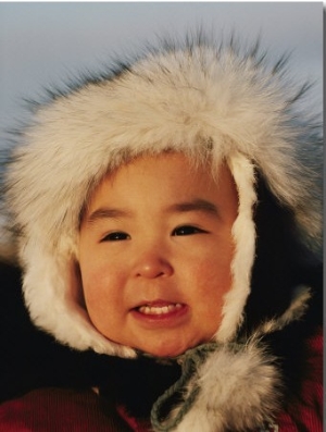 Portrait of an Inuit Child