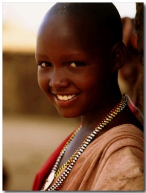 Maasai Girl, Masai Mara National Reserve, Kenya