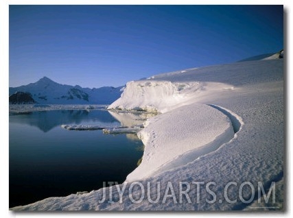 Ice Front, Adelaide Island, Antarctica, Polar Regions