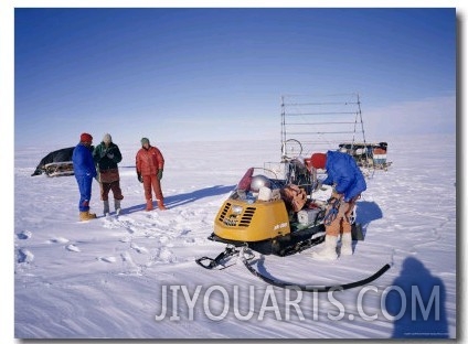 Oversnow Geophysical Team of the British Antarctic Survey, Antarctica, Polar Regions