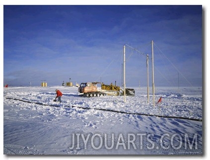 Surface Huts, Siple Station, Antarctica, Polar Regions