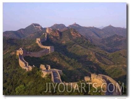 The Great Wall, Near Jing Hang Ling, Unesco World Heritage Site, Beijing, China