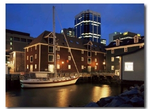 Old Port at Dusk, Halifax, Nova Scotia, Canada