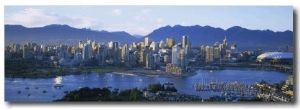 Skyscrapers at the Waterfront, Vancouver, British Columbia, Canada