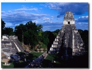 Temple of the Grand Jaguar on the Great Plaza, Tikal, Guatemala