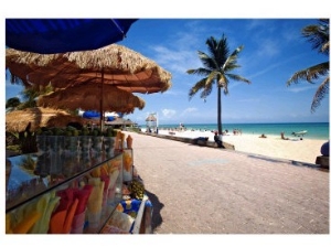 Fruit Stands on Playa Del Carmen, Mexico