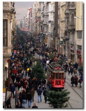 Istiklal Caddesi, Beyoglu, Istanbul, Turkey