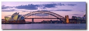 Opera House and Harbour Bridge, Sydney, New South Wales, Australia