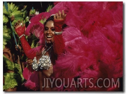 Mangulera Samba Dancer, Rio Carnaval Rio de Janiero, Brazil