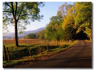 Cades Cove at Sunset, Great Smoky Mountains National Park, USA