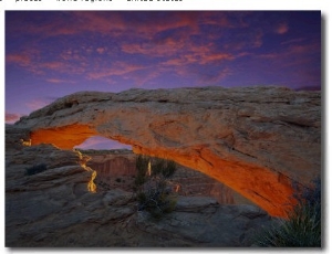 Sunrise at Mesa Arch in Canyonlands National Park, UT