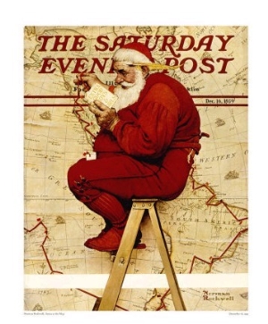 Santa at the Map